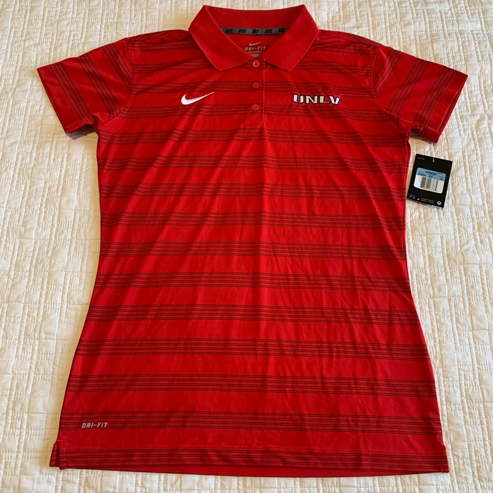 Nike Dri-Fit UNLV Polo Medium NWT